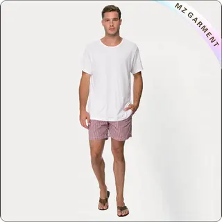 Stripe Printed Board Shorts